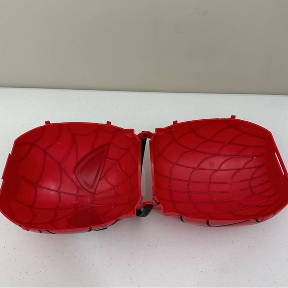 Marvel Spiderman Folding Halloween Treat Pail 2006 Candy Bucket Easter Basket - Picture 9 of 12